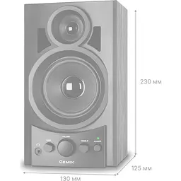 Акустична система Gemix TF-10 Black [134926] - мініатюра 5