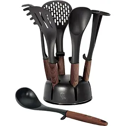 Набір кухонних приладів Berlinger Haus Ebony Rosewood Collection, чорний з коричневим (BH 6229N) - мініатюра 2