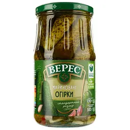 Огурцы Верес маринованные, 770 г (437017)