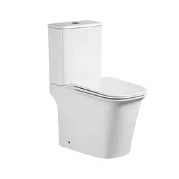 Унітаз-компакт Mixxus Wave-0404-R 630x350x805 мм, Rimless MI6692, Білий - мініатюра 9