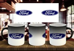 Чашка "Ford" 330 мл Хамелеон глянцевий чорний