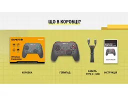 Геймпад GamePro MG1200 Black-Blue - мініатюра 3