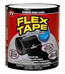 Водонепроникна ремонтна стрічка Flex Tape 1 м для герметизації протікань - мініатюра 3