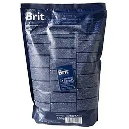 Сухий корм Brit Premium Cat by Nature Sterilized Lamb для стерилізованих котів з ягням 1500 г - мініатюра 3