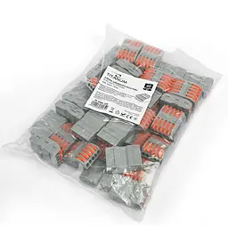 Клемник швидкого монтажу 5+5п сірий PA (TF-KNG-225) TITANUM TITANUM (29049-000) - мініатюра 5
