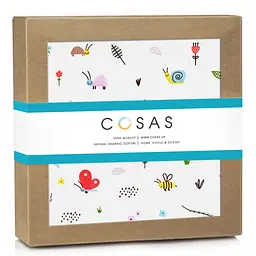 Пелюшки фланелеві Cosas Bees 80х100 см, червоні