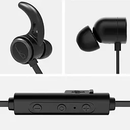 Бездротові навушники Bluetooth GORSUN GS-E9, BT4.2, 180mAh, 10h, black - мініатюра 4