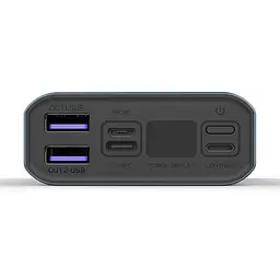 Універсальна мобільна батарея ColorWay 20000mAh Сірий (CW-PB200LPH3GR-PDD) - мініатюра 6