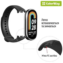 Ремінець ColorWay Xiaomi Mi Smart Band 8 Red - мініатюра 4