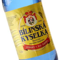 Вода мінеральна Bilinska Kyselka лікувально-столова 0.5 л - мініатюра 5