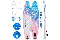 Надувна SUP дошка THUNDER 350 см (AURORA) - мініатюра 3