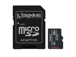 Карта пам'яті Kingston Industrial microSDXC UHS-I (U3) V30 A1 + SD Adapter 64 GB (SDCIT2/64GB)