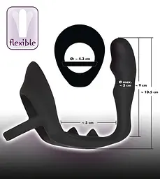 Ерекційне кільце зі стимулятором Titanmen Nite Stix You2Toys 42-05182040000 87953 - мініатюра 7