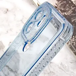 Чохол TPU Starfall Clear для Xiaomi Poco C51 Блакитний - мініатюра 7