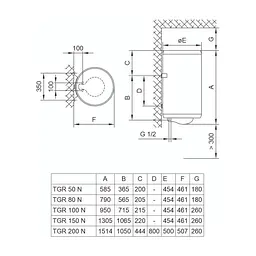 Бойлер TIKI TGR150N_PRIMEM150 (700174) - мініатюра 2