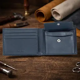 Чоловіче портмоне Tony Perotti натуральна шкіра Cortina 5012 navy (90202) Темно-синє - мініатюра 4