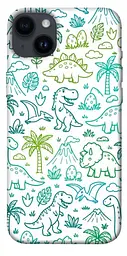 TPU чохол Demsky Dino pattern для Apple iPhone 14 Plus (6.7")