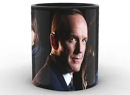 Кружка GeekLand білі Агенти Щ.И.Т Agents of S.H.I.E.L.D. агенти на чорному тлі AS.02.001 - мініатюра 7