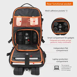 Рюкзак Tigernu T-B9235 15.6" Black (T-B9235Black) - мініатюра 9