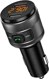 Автомобільний FM-модулятор C57 з Bluetooth 5.0, MP3 та швидкою зарядкою QC3.0 USB - мініатюра 3