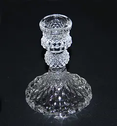 Свічник Crystal New Miracle скляний 10 см (83241011-4) - мініатюра 5