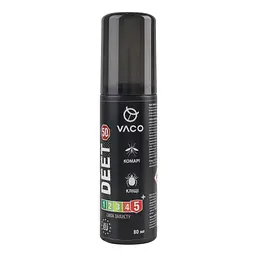 Спрей від комарів, кліщів і мошок Vaco Strong Deet 50% 80 мл - мініатюра 2