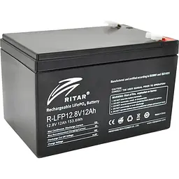 Акумулятор Ritar LiFePO4 12V [12.8V/12Ah/153.6Wh] [R-LFP 12.8V 12Ah] [152891]