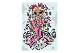 Набір для розпису за номерами 30x40 см KHO6274 "L.O.L. Fashion show Twist Queen" зі стразами Ideyka