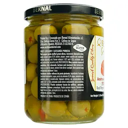 Оливки Bernal Gourmet фаршировані перцем 436 г - мініатюра 3