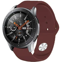 Силіконовий ремінець BeCover для Honor MagicWatch 2 / Huawei Watch 3 Pro Classic 46 mm Dark-Red (707050) - мініатюра 3