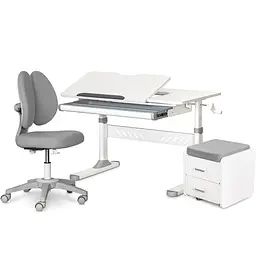 Комплект (L) Evo-кидки TH-310 Grey (парта + кресло + тумба) (арт. TH-310 + Y-412 Lite + BD C3_GREY)