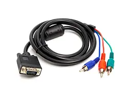 Кабель PowerPlant VGA - AV 1м Black (CA912001)