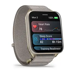 Смарт-годинник Garmin Venu X1 Soft Gold Titanium with French Grey Nylon (010-02980-33) - мініатюра 7
