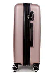 Валіза полікарбонат середній (M) Airtex 623 70л 66x42x26см Рожеве золото (Rose gold) - мініатюра 5