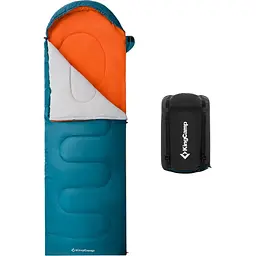 Спальний мішок KingCamp Tigris 250 Peacock-Blue (2248.65.63) [169548] - мініатюра 4