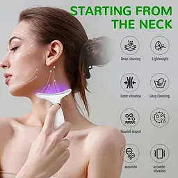 Масажер для обличчя ліфтинг  Neck Beauty 2294  акумуляторний  7 режимів роботи - мініатюра 3