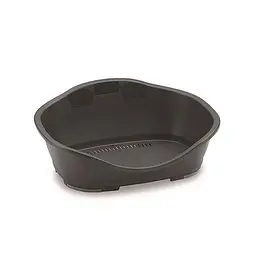 Stefanplast Sleeper Sleeper 3- Пластиковий лежак для собак і котів 81x55x32 см (темно-сірий)