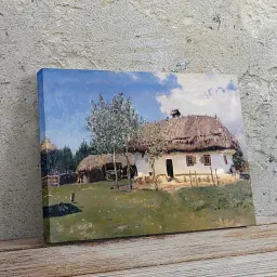 Інтер'єрна картина Українська хата, Ілля Рєпін, Ilya Repin, інтер'єрний декор, 40×60 см (id6760) - мініатюра 2