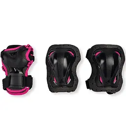 Набір захисту Rollerblade Skate Gear Junior XS Чорний-Рожевий