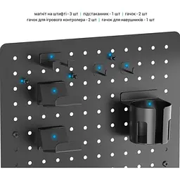 Настільна дошка-органайзер OfficePro DO780B Black [126567] - мініатюра 10