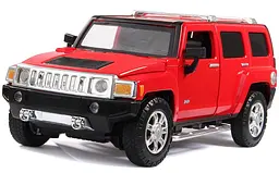 Колекційна металева модель автомобіля Автопром Hummer H3 з інерцією, світлом та звуком 1:24 - мініатюра 8
