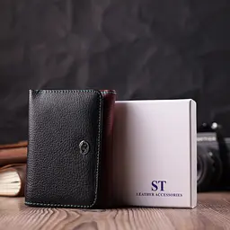 Жіночий шкіряний гаманець ST Leather 11,3х8,5х2 см acs0028433 - мініатюра 8
