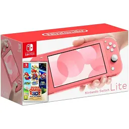 Ігрова приставка Nintendo Switch Lite портативна Coral (045496453176) - мініатюра 3