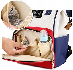 Рюкзак-сумка для мами 12L Living Traveling Share 38х26х12 см sum0021323 - мініатюра 6