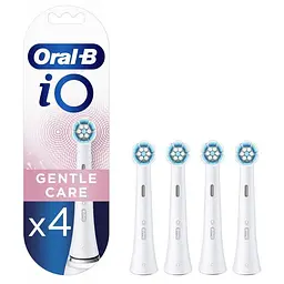 Змінні зубні насадки для електричної зубної щітки Oral-B iO Gentle Care White білі 4шт