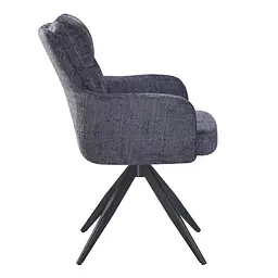 Стілець Avanti LEO Chenille Dark Grey - мініатюра 3