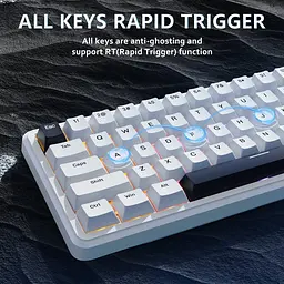 Клавіатура Attack Shark X65 HE White (AS-6972792470535-W-UA) [166769] - мініатюра 7