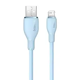 Кабель Baseus Pudding Series Fast Charging Cable USB to Lightning 2.4A 2m 2m P10355700311-01 Blue - мініатюра 2