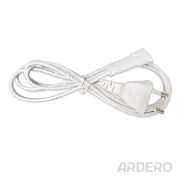 Кабель живлення з вилкою Ardero LD4040-W1 для світильників AL4040 1,5 м ModuLine