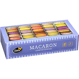Уцінка. Серветки паперові Silken Macaron 2 шари 100 шт. 